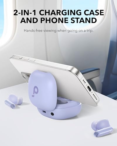 Soundcore P40i by Anker Noise Cancelling Earbuds with Adaptive ANC - color: Purple