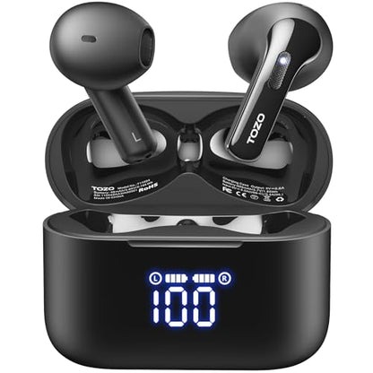 TOZO T21 Wireless Earbuds Bluetooth 5.3 in Ear Headphones Stereo Sound