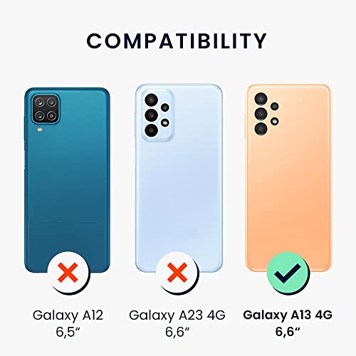 kwmobile Case Compatible with Samsung Galaxy A13 4G Case - Soft Slim Protective TPU Silicone Cover - Navy Blue - color: navy blue, size: Galaxy A13 4G