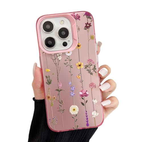 ZTOFERA for iPhone 13 Pro Case,Cute Pink Ribbon Bow Tie Planet Star Floral Aesthetic Phone Case,Trendy Slim Hard IMD Shockproof Protective Bumper Phone Cover for Women Girls,Daisy - color: Daisy, size: iPhone 13 Pro 6.1"