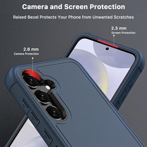 M MYBAT PRO for Samsung Galaxy S24 Plus Case with 360° Rotating Stand - color: Blue, size: Samsung Galaxy S24 Plus