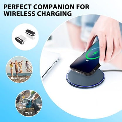 USB C Dust Plug and Cleaning Kit for iPhone 17 Only, 15/16, 22-Piece Set - size: for iPhone 15/16 series and iPhone 17 Only