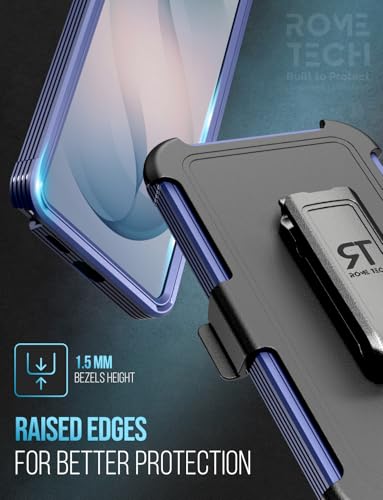 Designed for Samsung Galaxy S26 Ultra Case with Belt Clip Holster | Protective Cover with Strong Magnet Compatible with Magsafe - Blue - color: Blue