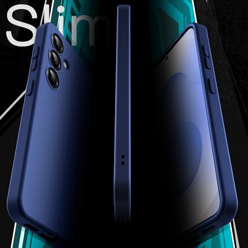 JETech Slim Case for Samsung Galaxy S25 Plus, Navy | Camera Lens Protection, Soft TPU Design, Matte Finish, Shockproof Protection - color: Navy, size: Galaxy S25 Plus