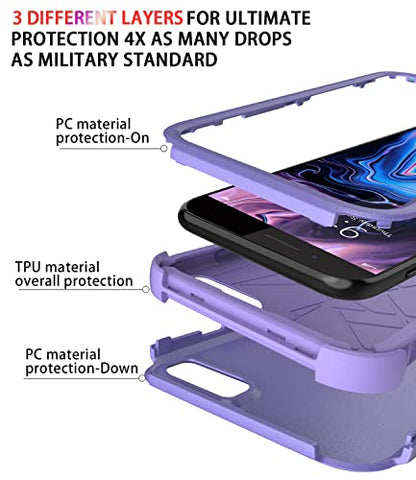 Diverbox for iPhone 8 Plus & 7 Plus Case - Shockproof, Dropproof, Dust-Proof Heavy Duty Protection - Purple - color: Purple