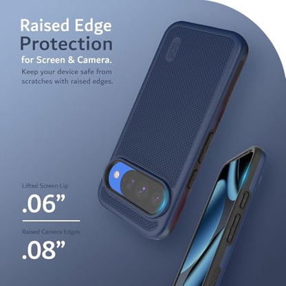 TUDIA for Google Pixel 10 / Pixel 10 Pro Cases 2025 MergeGrip Case – [Military Grade Drop Tested] Dual Layer Rugged Slim Shockproof Heavy Duty Protective Phone Cover - Indigo Blue - color: Indigo Blue, size: Pixel 10 / 10 Pro