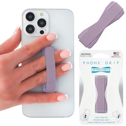 LOVEHANDLE Original Universal Phone Grip - Lavender - color: Lavender