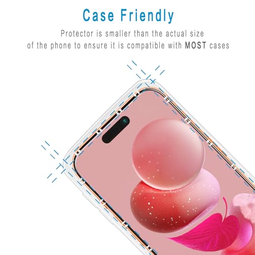 2 Pack Matte Privacy Screen Protector for iPhone 17 Pro Max - size: iPhone 17 Pro Max 6.9-Inch