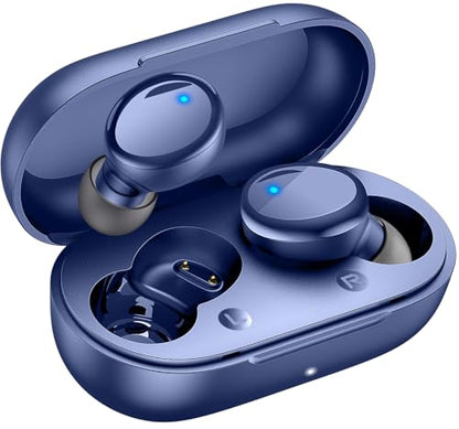 Lanteso True Wireless Earbuds Bluetooth 5.4, in Ear Headphones - color: Blue