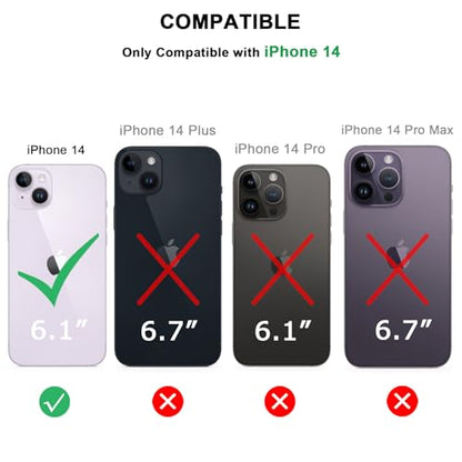 TENDLIN Magnetic Case Compatible with iPhone 14 Case Wood Grain with Carbon Fiber Texture Design Leather Hybrid Slim Cover (Compatible with MagSafe) Hairline - color: Magnetic Hairline, size: iPhone 14