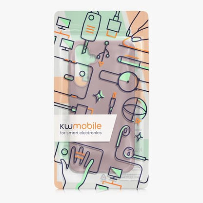kwmobile Case Compatible with Samsung Galaxy A55 5G Case - Soft Slim Protective TPU Silicone Cover - Grape Purple - color: grape purple, size: Galaxy A55 5G