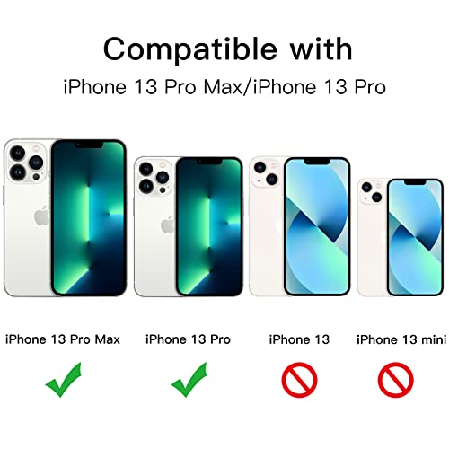 JETech Camera Lens Protector for iPhone 13 Pro Max/13 Pro, Silver, 1 Set - color: Silver