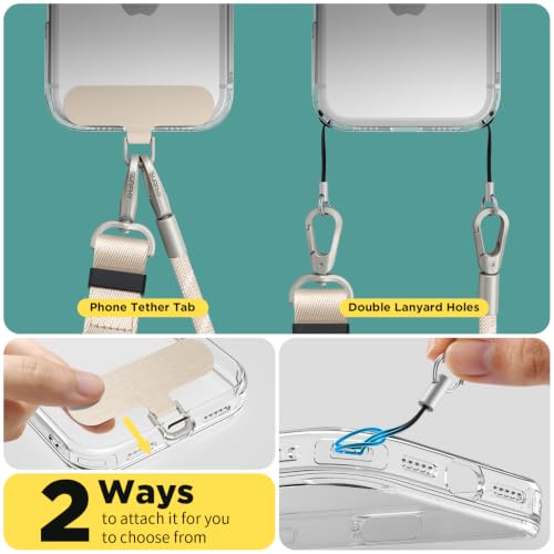 SURPHY Phone Lanyard Crossbody, Phone Strap with Light-Activated Strap - color: Starlight