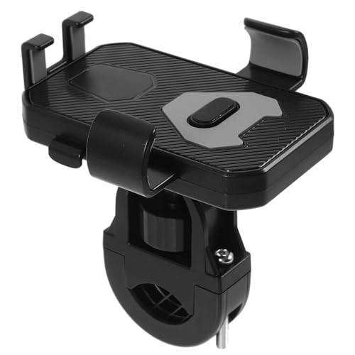 Sewroro Bike Phone Mount Holder with Anti-Shake Vibration Protection for Motorcycle and Bicycle Handlebar, Universal Mobile Phone Stand Compatible with Smartphones, Black