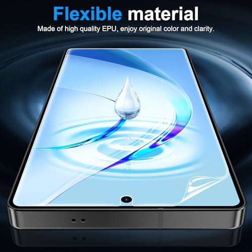 LYWHL 3 Pack for Samsung Galaxy S25 Ultra Screen Protector [Like Original Fingerprint Unlock], Real Invisible Self-Healing Protective Film [Not Glass], HD Clear, Case Friendly, Scratch-Resistant - size: 6.9 inch - Samsung Galaxy S25 Ultra