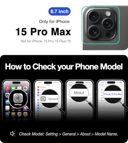 Magnetic for iPhone 15 Pro Max Wallet Case with Card Holder Black | Compatible with MagSafe, Shockproof Phone Cover with Detachable RFID Blocking Card Slot, Black - color: Black, size: iPhone 15 Pro Max