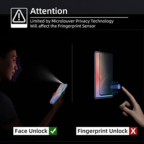 【3+1 Pack】 Designed for Samsung Galaxy S20 FE 5G Privacy Screen Protector,9H Tempered Glass【Not Support Fingerprint Unlock】 Anti-Spy Film,Compatible with Samsung S20FE 5G - color: S20FE