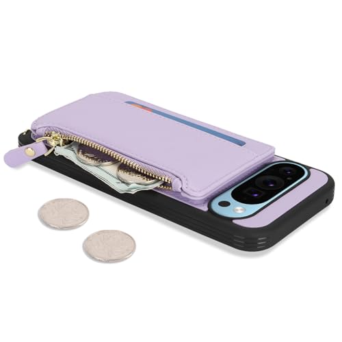 Cavor Compatible with Google Pixel 9 Pro XL Case Wallet, Purple - color: Purple, size: Google Pixel 9 Pro XL