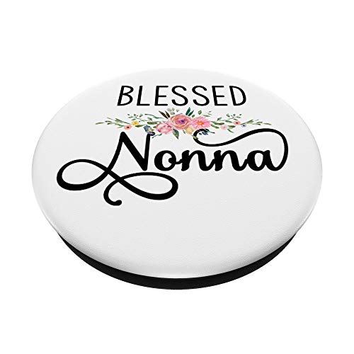 Blessed Nonna Italian Grandmother PopSockets PopGrip: Swappable Grip for Phones & Tablets