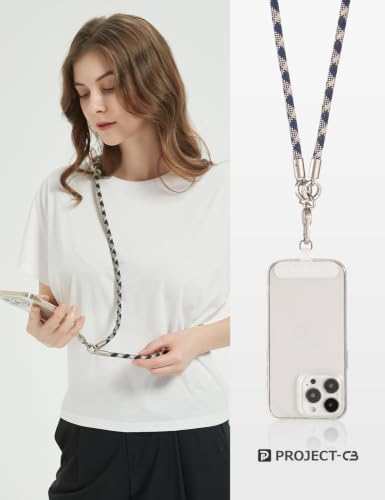 Phone Lanyard×1,Phone Tether Tab×2, Crossbody Cell Phone Lanyard,Rope Lanyard,Universal Adjustable Phone Strap (SkyBerry-S) - color: Skyberry-s