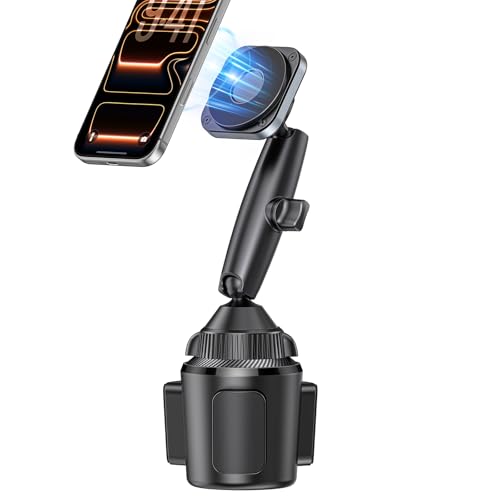 EXELIQ Upgraded Magnetic Cupholder Phone Holder, Ultra Strong N55 Magnets - size: N55