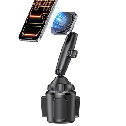 EXELIQ Upgraded Magnetic Cupholder Phone Holder, Ultra Strong N55 Magnets - size: N55