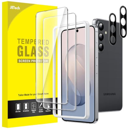 JETech Screen Protector for Samsung Galaxy S26 FE, 2+2 Pack - size: Galaxy S26 FE
