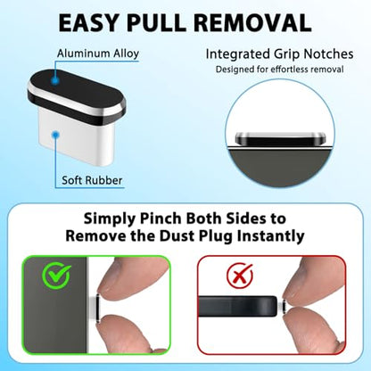 USB C Dust Plug and Cleaning Kit for iPhone 17 Only, 15/16, 22-Piece Set - size: for iPhone 15/16 series and iPhone 17 Only