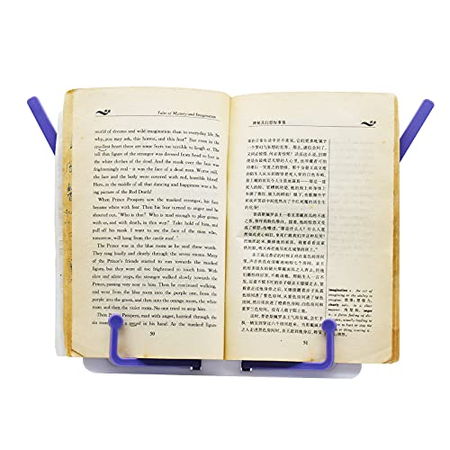 Maydahui Mini Desktop Book Stand (Max Size 12 X 6 Inches) Portable