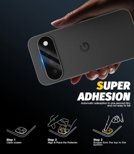 Orzero (5 Pack Camera Lens Protector Compatible for Google Pixel 11, Protector de Cámera Tempered Glass 9H Precise Camera Cutouts Anti-Scratch Does Not Affect Night Shots and Flash - size: Google Pixel 11