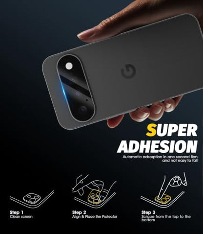 Orzero (5 Pack Camera Lens Protector Compatible for Google Pixel 11, Protector de Cámera Tempered Glass 9H Precise Camera Cutouts Anti-Scratch Does Not Affect Night Shots and Flash - size: Google Pixel 11