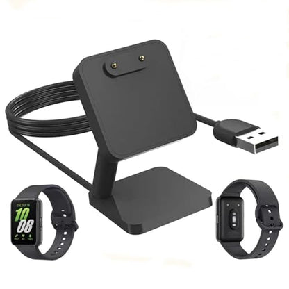 Charger Dock for Galaxy Fit 3, Magnetic Charging Stand Base with 3.3 Feet Charger Cable, Portable Charge Station Only Compatible with Galaxy Fit 3 Smartwatch