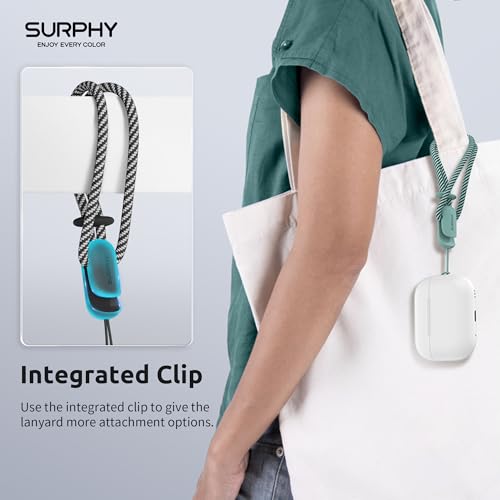 SURPHY 2 Pack Phone Lanyard, Phone Wrist Strap for Case, Camera Wrist Strap - color: Black & Green