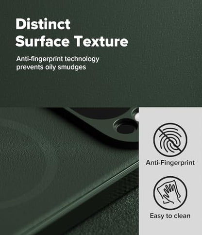 Ringke Onyx Designed for Google Pixel 10 Pro XL Case [Compatible with MagSafe and Pixelsnap] Oil & Dirt Resistant Enhanced Grip Non-Slip Texture Lightweight Cover - Magnetic Dark Green - color: Magnetic Dark Green, size: Pixel 10 Pro XL