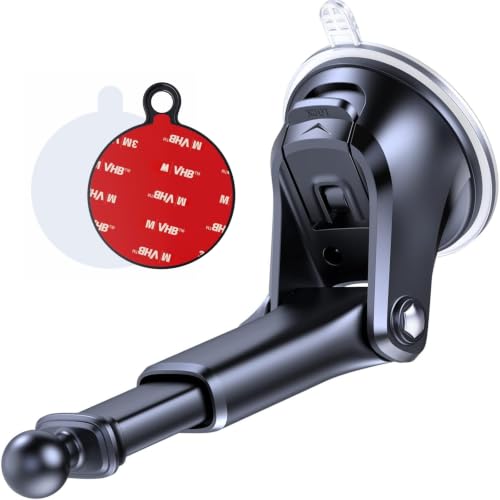 Replacement Suction Cup Mount with Extension Arm for 17mm Ball Joint