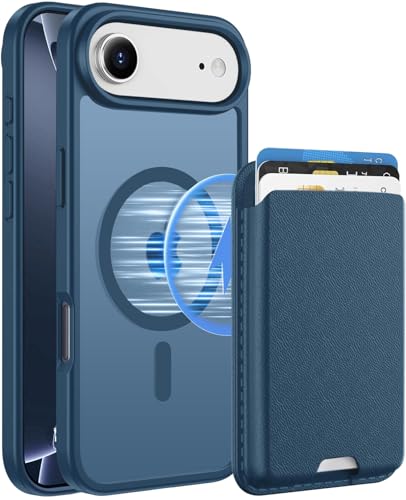 Magnetic for iPhone Air Wallet Case, Deep Blue - color: Deep Blue, size: iPhone Air