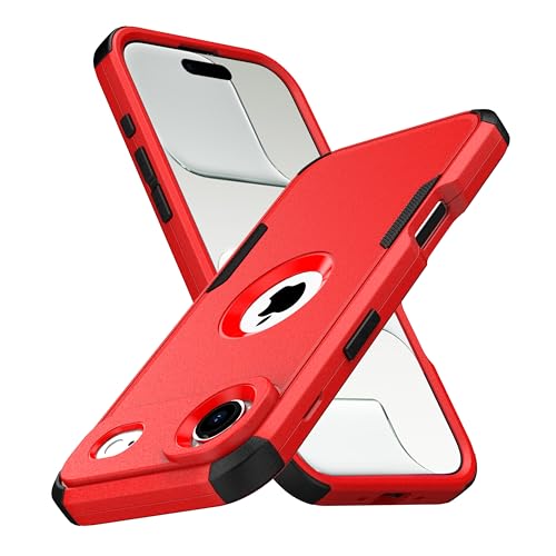 MXX for iPhone 17 Air Case, Heavy Duty 3 in 1 Wing Design Protective Cover with MagSafe, Phone Case 2025 (Red) - color: Red, size: iPhone 17 Air