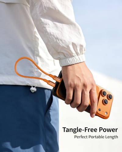 2-Pack 1ft 240W USB C to C Cable, CarPlay Auto Connection - color: Orange, size: 1 ft (12 in)