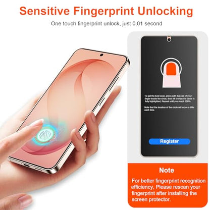2 Pack 4 Way 360 ° Matte Privacy Screen Protector for Samsung Galaxy S26 6.2 Inch [Not Glass], Anti-Scratch, Anti-Glare, Support Fingerprint Unlock - size: Samsung Galaxy S26