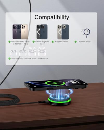 Pixel 11 Pro XL 10a Magnetic Wireless Charger Fast Charging Pad for Google - color: Black