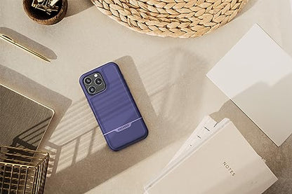 ENCASED Shockproof Case Compatible with iPhone 16 - Ultra Protective Heavy Duty Magnetic Phone Cover, Rebel Series (Purple, iPhone 15 Pro) - color: Purple, size: iPhone 15 Pro