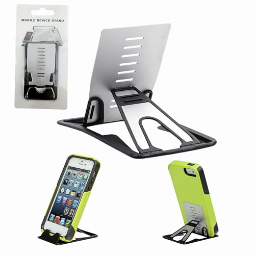 Pocket Phone Stand | Elegant Design Desktop Phone Holder Stand & Cellphone Holder for Desk | Multiple Positions Adjustable Phone Holder for Plane Travel Made from Alluminum & Plastic for Men & Women - style: D