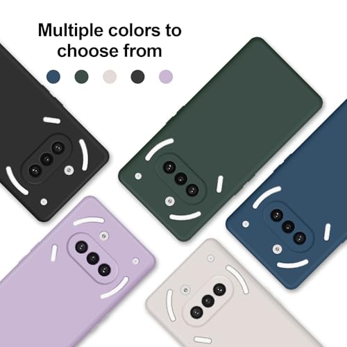 GiiYoon Silicone Case for Nothing Phone 3a, Off White - color: Off-white, size: Nothing Phone 3a