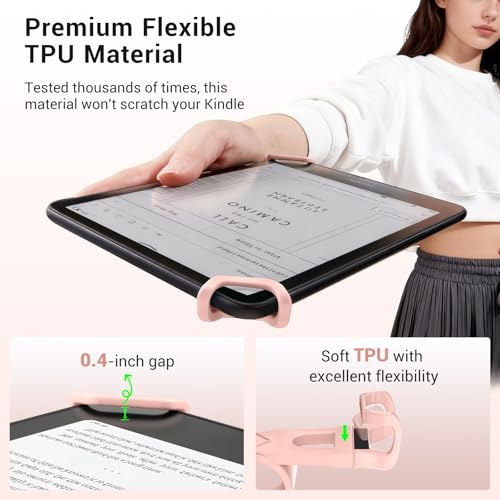 CoBak Secure Hand Strap for Ebook Reader, Lightweight, Elastic, Blush - color: Blush