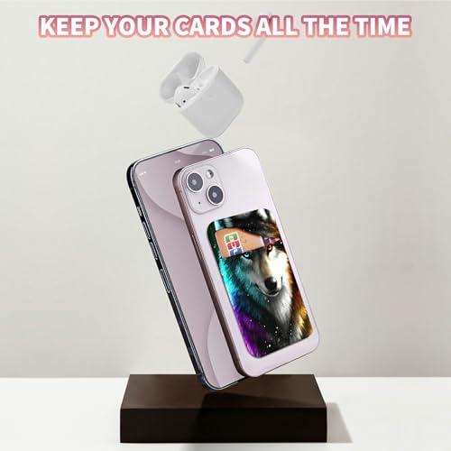 Phone Credit Card Holder Stick on, Cell Phone Pocket Self Adhesive Stretchy Stick on Wallet ID Credit Card Case Pouch Sleeve with Flap for All Smartphones, Grey Hatch - color: Grey Hatch