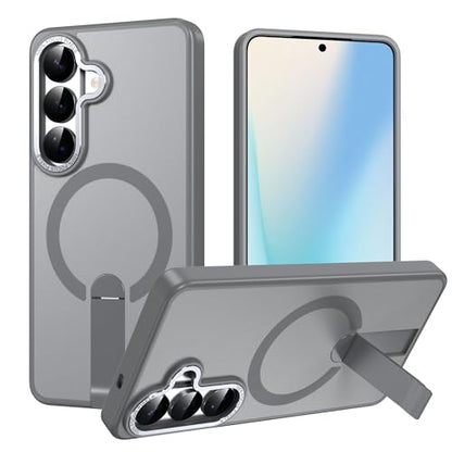 for Galaxy-S26 Case, Slim Fit & Semi-Transparent Matte, Gray - color: Gray, size: Galaxy S26 6.3"