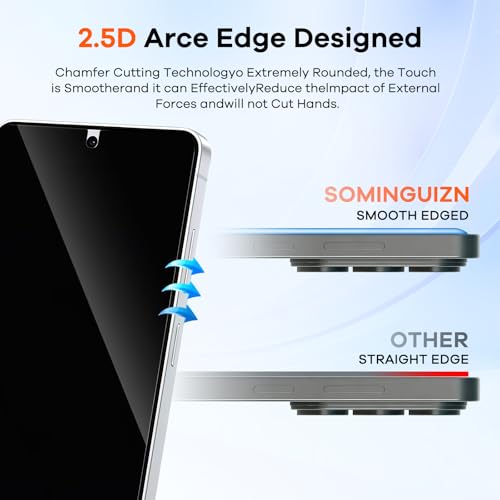 3+3 for Samsung Galaxy S26 Ultra Privacy Screen Protector Camera Protector - size: Galaxy S26 Ultra Privacy