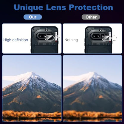 for Nothing Phone (4a) Screen Protector with Camera Lens Protector,9H Hardness Anti-Scratch Tempered Glass Flim, Case Friendly, Anti-Fingerprint,Anti-Scratch (2+2 PACK) - color: Nothing Phone (4a)