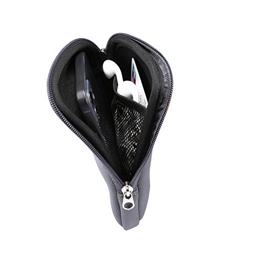 Neoprene Cell Phone Sleeve Zipper Phone Pouch Case for Samsung Galaxy S26 Ultra S25 Ultra S24 Ultra S23 Ultra A17 A16 A26 A36 A56 A15 A25 A35 A55 A14 A13 A07 A06 A05 A04 A03s, iPhone 16 Pro Max (Gray) - color: Gray