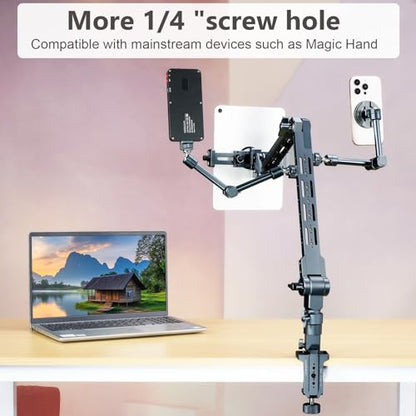 Heavy Duty Magic Arm, Desktop Overhead Mount, 5kg Weight Capacity